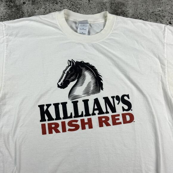 Killian's Irish Red Beer Shirt Size XL Y2K Vintage - Picture 2 of 4